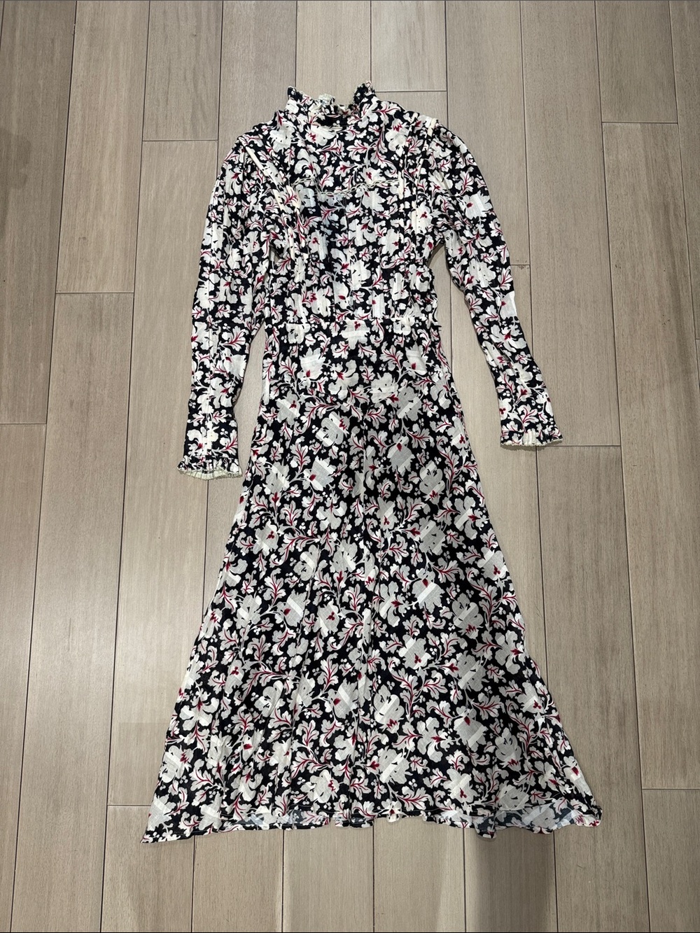 Isabel Marant Étoile Bargy Nahl Floral Maxi Dress Size 36 US 4